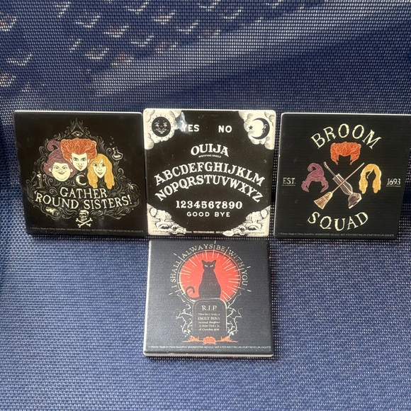 Hocus Pocus Halloween ceramic coasters. Set of 5 - Picture 4 of 12